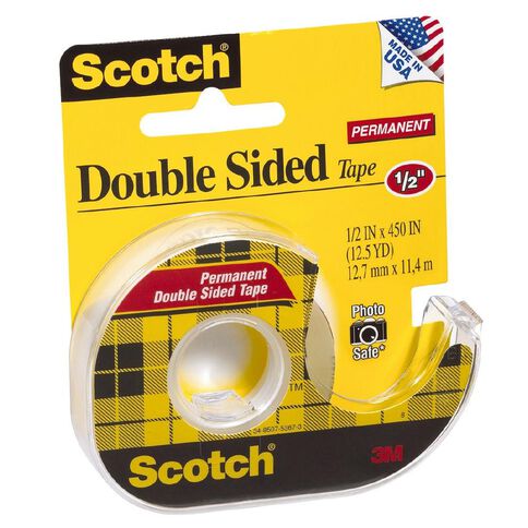 Scotch Double Sided Tape 12.7mm x 11.4m Clear