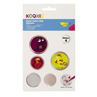 Kookie Make Your Own Badges 4 Piece