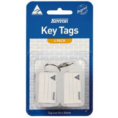 Kevron ID5 Key Tag Clear 4 Pack