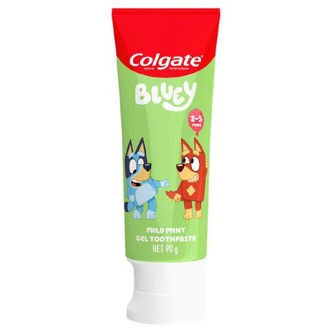 Colgate Kids' Junior Bluey Toothpaste Mild Mint Gel 90g