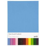 Uniti Value Cardstock Smooth 180gsm Bright's 48 Sheets A4