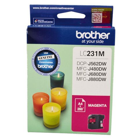 Brother Ink LC231 Magenta (260 Pages)