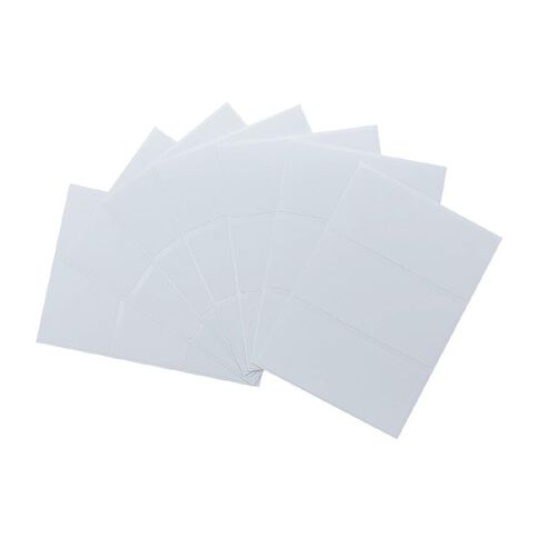 WS Rectangle Handwritable Stickers 21 Labels 76mm X 34mm