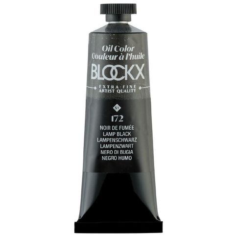 BLOCKX Oil Tube 35ml S1 172 Lamp Black Black