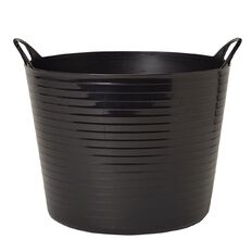 Living & Co Round Flexi Tub Black 26L