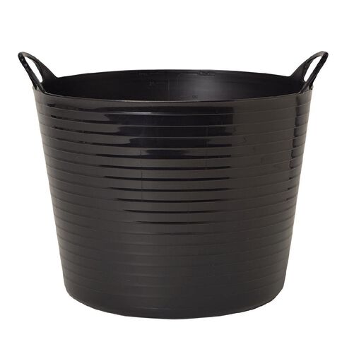 Living & Co Round Flexi Tub Black 26L