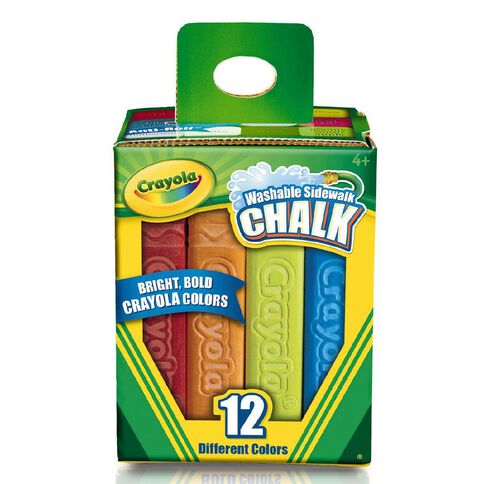 Crayola Sidewalk Chalk Assorted 12 Pack