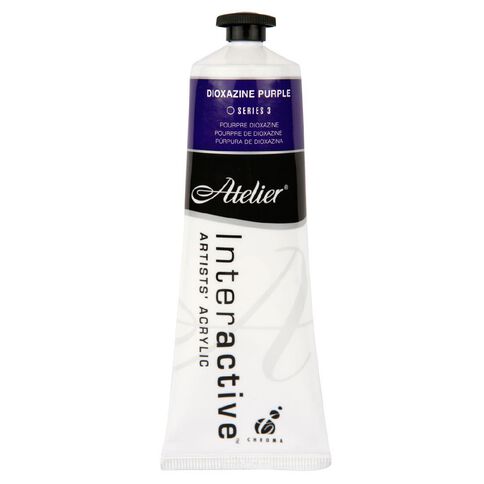 Atelier S3 Acrylic Paint Dioxazine Purple 80ml