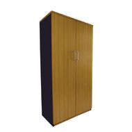 Zealand Delta Cupboard 1800h x 900w x 450d Beech/Charcoal