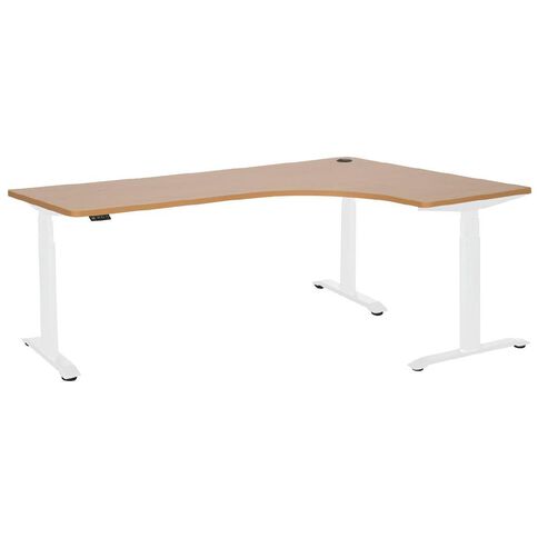 Jasper J Emerge Electric Workstation RH 1800x1200 Beech/White
