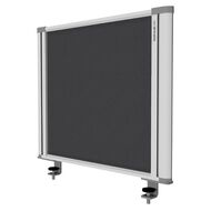 Boyd Visuals Desk Mounted Partition 560W Grey Mid