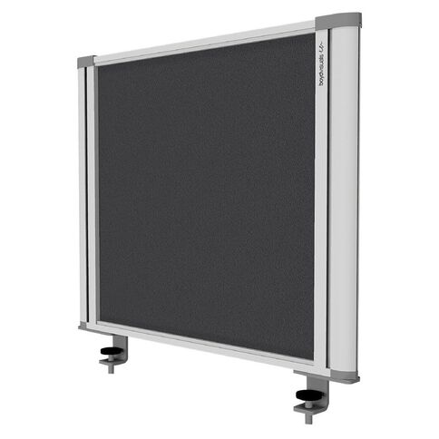 Boyd Visuals Desk Mounted Partition 560W Grey Mid