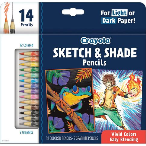 Crayola Sketch & Shade Pencil 12 Pack