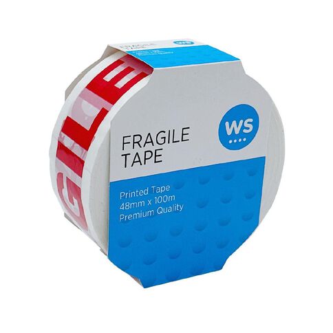 WS Fragile Printed Tape 48mm x 100m