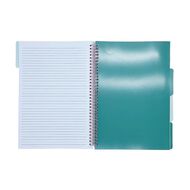 Uniti Clubhouse Softcover Notebook With Dividers A4 Pink