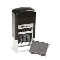 Shiny Stamp S300 Mini Dater Self Inking Black
