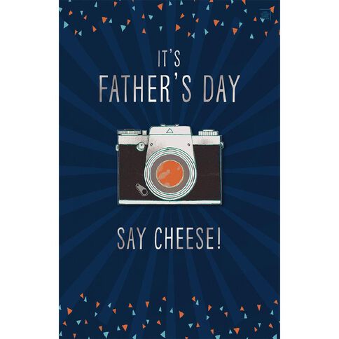 John Sands Father's Day Card General Wish Conv Say Cheese