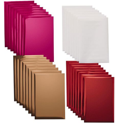 Cricut Transfer Foil Sampler 4 Inch x 6 Inch Ruby Red Mid 24 Pack
