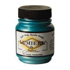 Jacquard Lumiere Acrylic Paint Pearlescent Turquoise 66.54ml