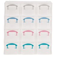 Uniti Plastic Storage Box with 12 Compartments