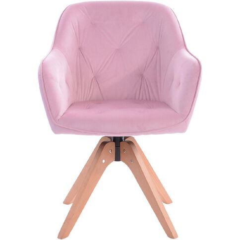 Workspace Fabric Swivel Chair Pink Pink