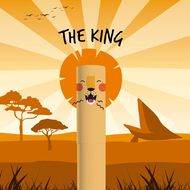 Legami Erasable Pen Lion Orange Ink
