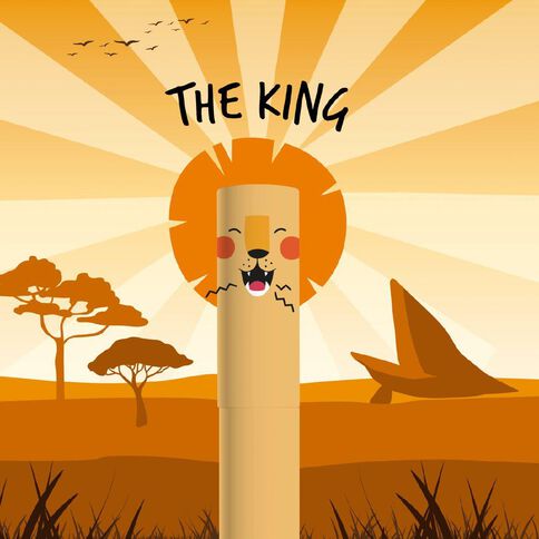 Legami Erasable Pen Lion Orange Ink