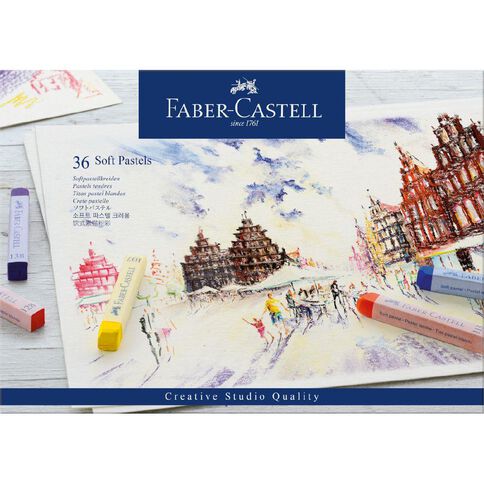 Faber-Castell Goldfaber Soft Pastels Box of 36