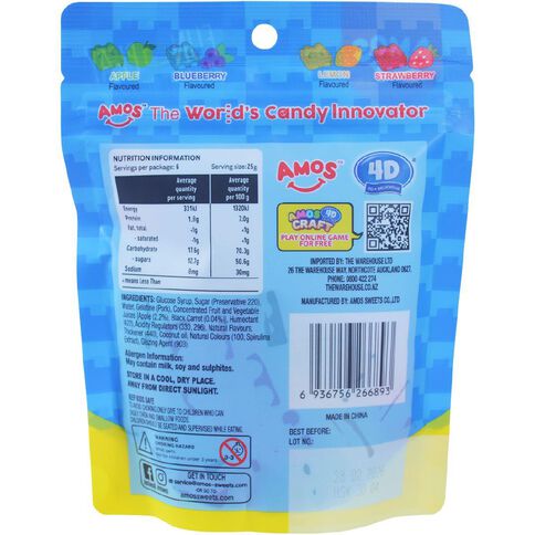 Amos 4D Gummy Blocks