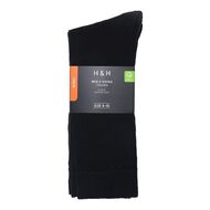 H&H Men's Plain Crew Socks 5 Pack