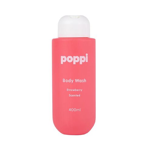 Poppi Body Wash Strawberry 400ml