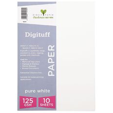 Direct Paper Digituff 125gsm 10 Pack Pure White A4