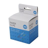 WS Paperclips 33mm 300 Pack Assorted