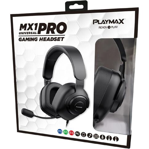 Playmax MX1 Pro Wired Gaming Headset Black
