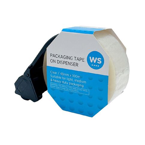 WS Packaging Tape On Dispenser 48mm x 100m