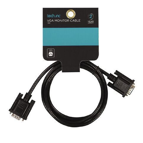 Tech.Inc VGA Monitor Cable 1.5m