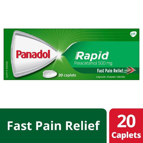 Panadol Rapid Caplet 20 Pack