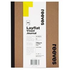 Reeves Visual Journal Layflat Kraft A5 30 Sheets
