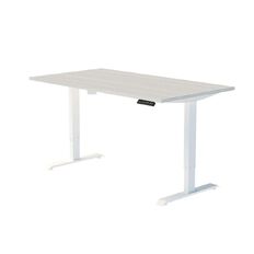 Accent Quick Ship Electric Desk White/Silver 1800 x 800