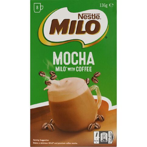 Nestle Coffee Sachets Milo Mocha 8 Pack