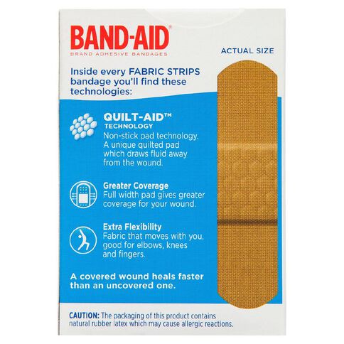 Band Aid Fabric Plasters 50 Pack