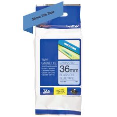 Brother TZe-561 Label Tape Black on Blue 36mm