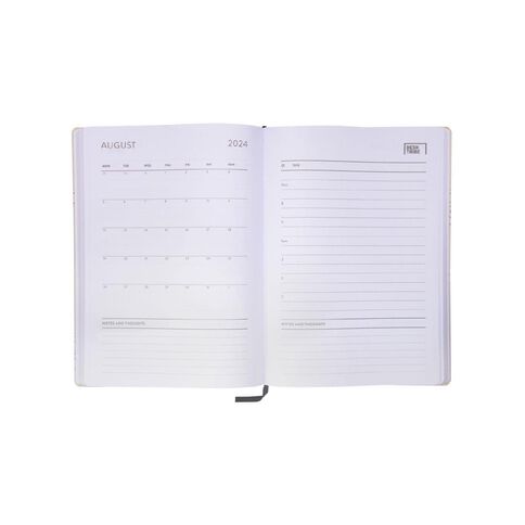 Desk Tribe Cotton Bamboo Daily Diary 2024 A4