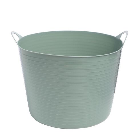 Living & Co Round Flexi Tub Sage Sage 42L