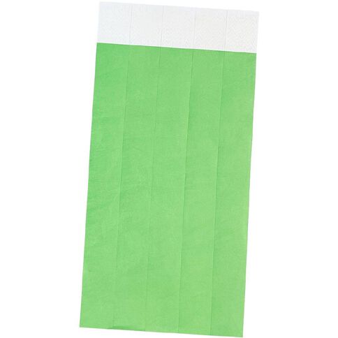 WS Wristbands Green 10 Pieces Green Mid