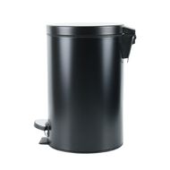 Living & Co Pedal Bin Black 12L