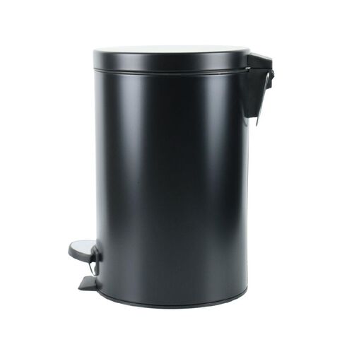 Living & Co Pedal Bin Black 12L