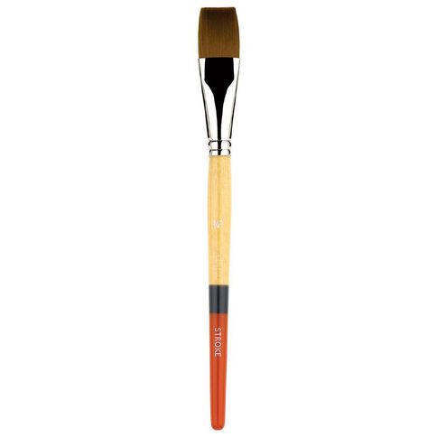 Princeton Snap Brush Short Handle Taklon Stroke 3/4 Gold