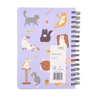 Uniti 2027 A5 Date To Page Diary Cats
