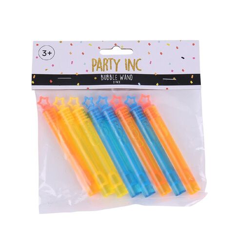 Party Inc Bubble Wands 8 Pack